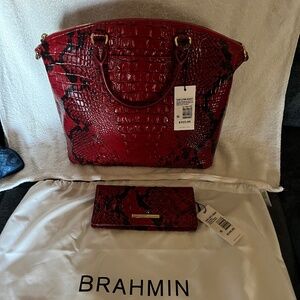 NWT Brahmin purse and wallet
